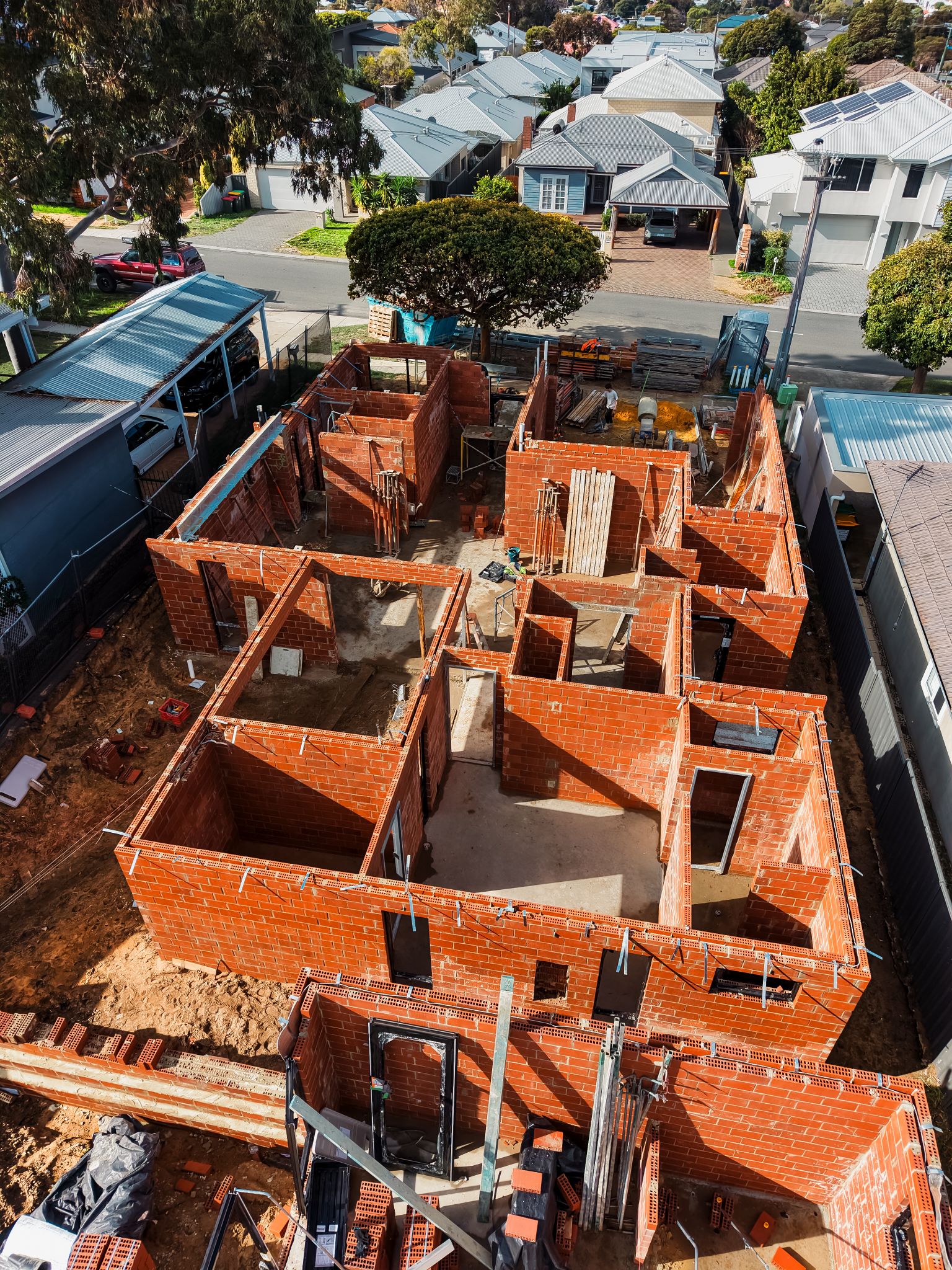 Alice St Doubleview residential brickwork progress photo 8